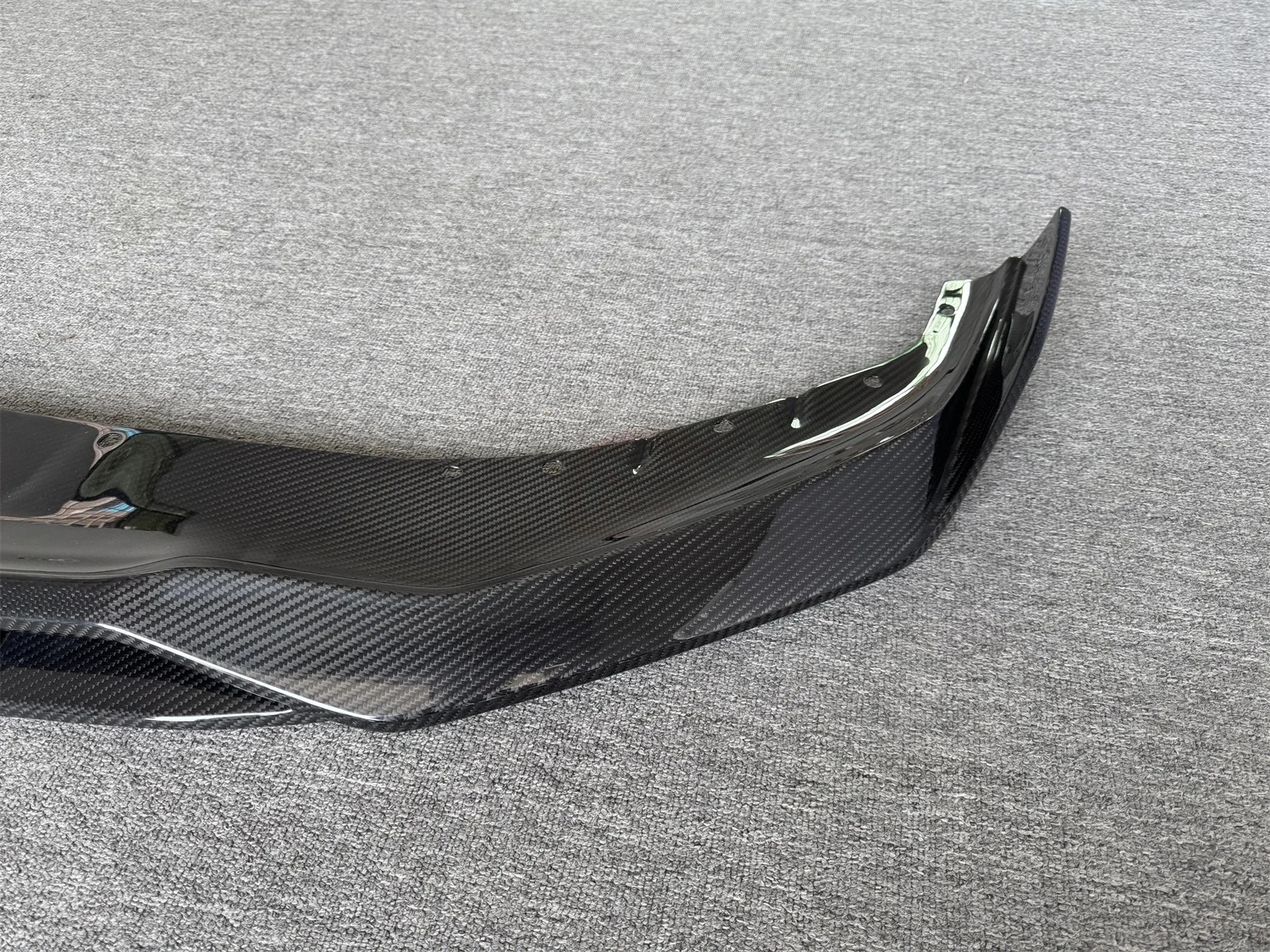 High Quality ALN Style Dry Carbon Fiber Front Lip Front Bumper Lip Front Bumper Spoiler for  5 Series G30 G38 2021-2023